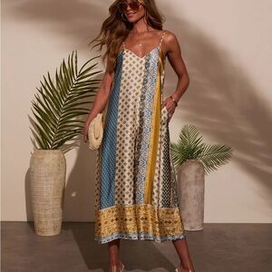 Vici Boheme Lifestyle Silky Jumpsuit